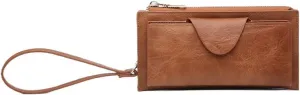 JEN & CO. Kyla RFID Wallet - Women's Vegan Leather Wristlet Purse & Clutch, Credit Card Holder, RFID Safe