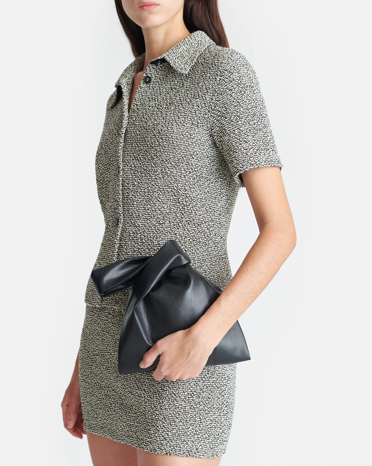 Jen Mini - Okobor Alt-Leather Bag - Black