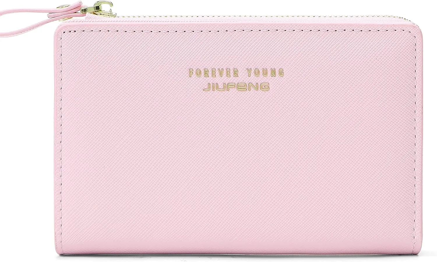 JIUFENG Women Zipper Wallet RFID Blocking Multi Purpose Coin Pouches Credit Card Holder Short Purses