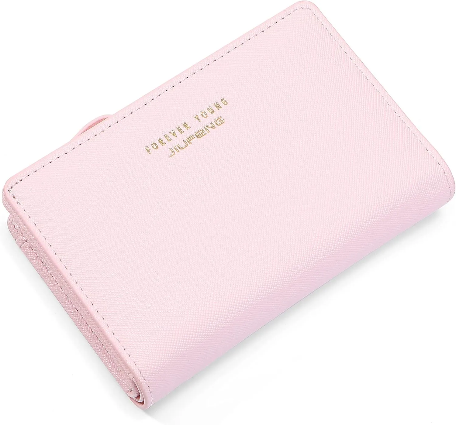 JIUFENG Women Zipper Wallet RFID Blocking Multi Purpose Coin Pouches Credit Card Holder Short Purses