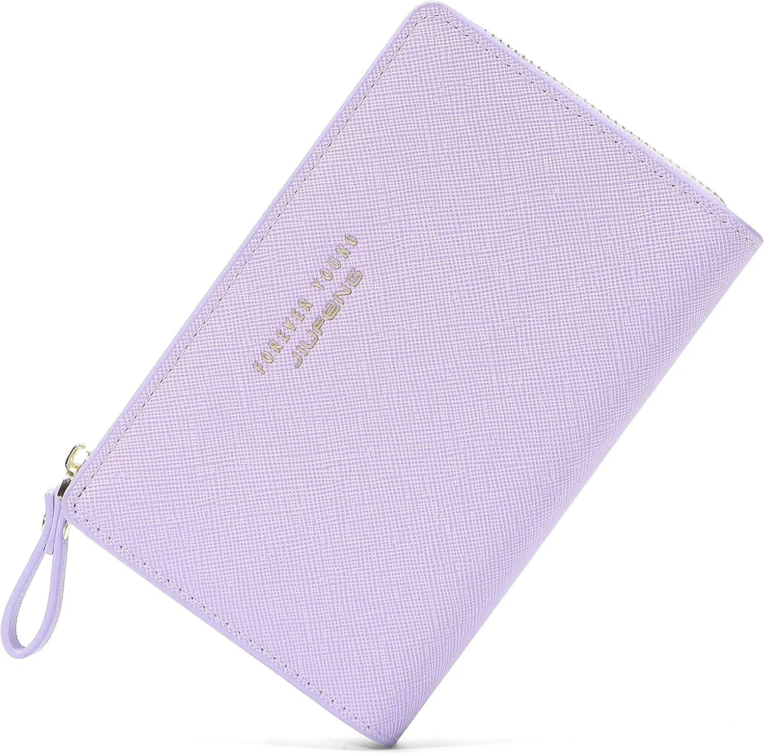 JIUFENG Women Zipper Wallet RFID Blocking Multi Purpose Coin Pouches Credit Card Holder Short Purses