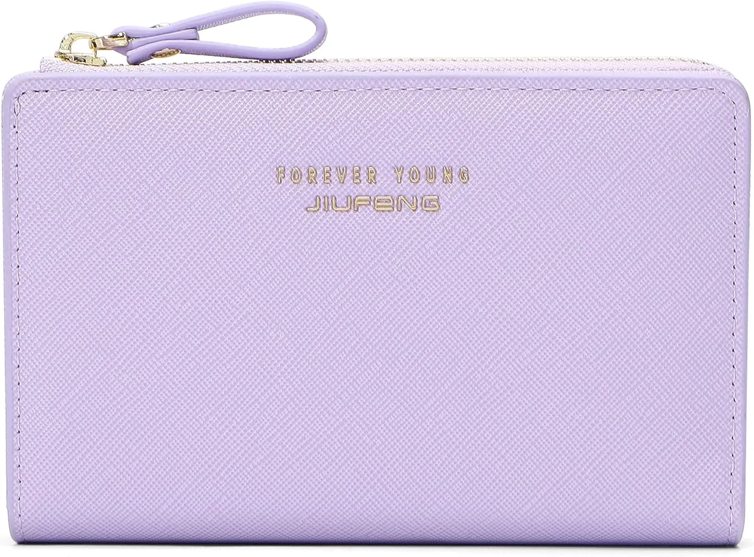 JIUFENG Women Zipper Wallet RFID Blocking Multi Purpose Coin Pouches Credit Card Holder Short Purses