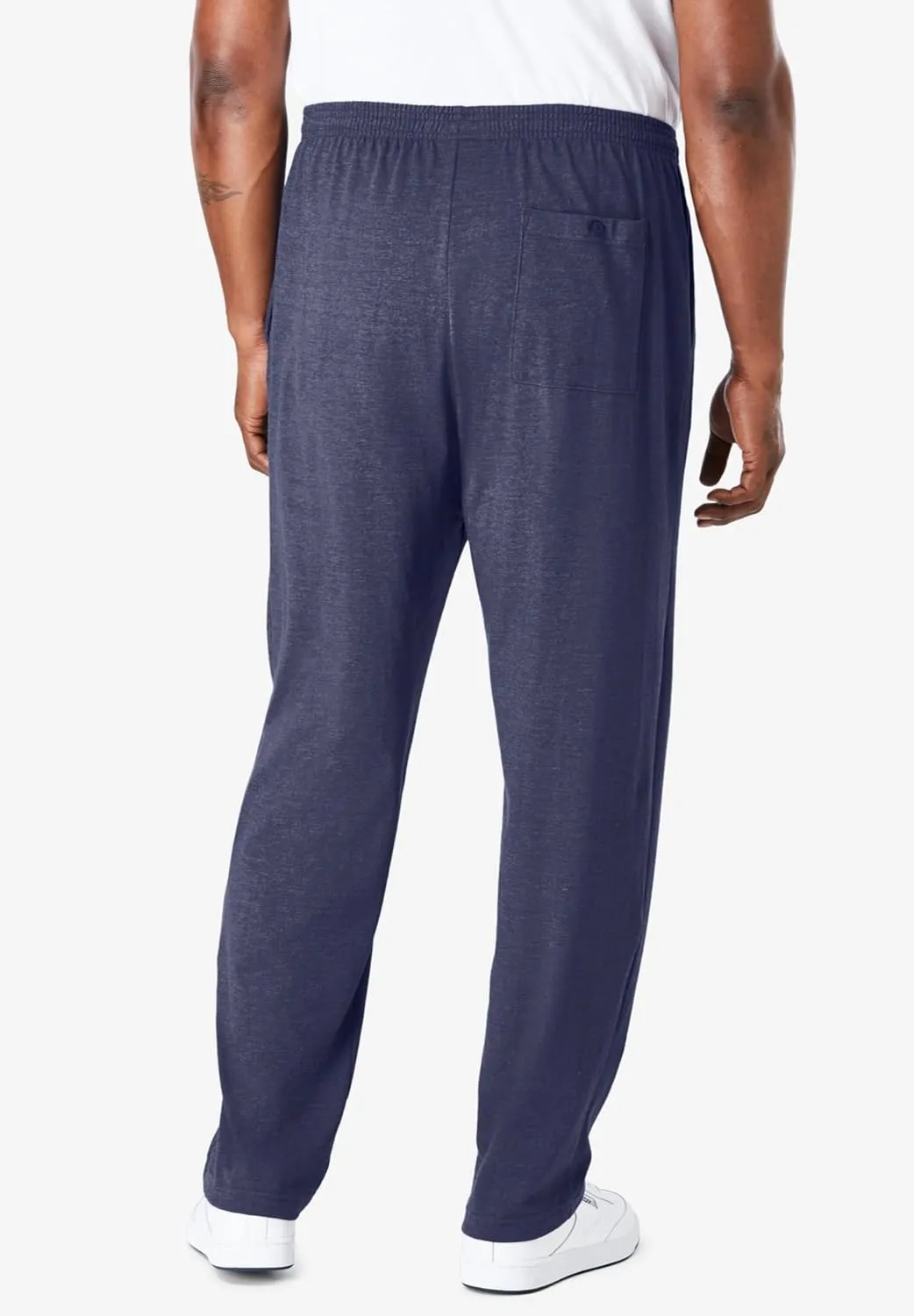 KingSize Men's Big & Tall Lightweight Jersey Open Bottom Sweatpants