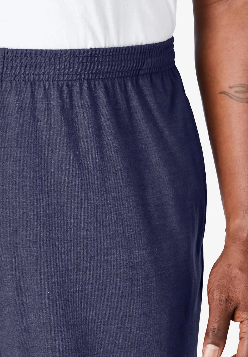 KingSize Men's Big & Tall Lightweight Jersey Open Bottom Sweatpants