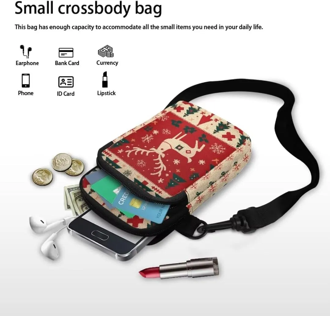 Kuiaobaty Crossbody Bag for Women Sling Bag Fashion Messenger Bag Soft Phone Purse