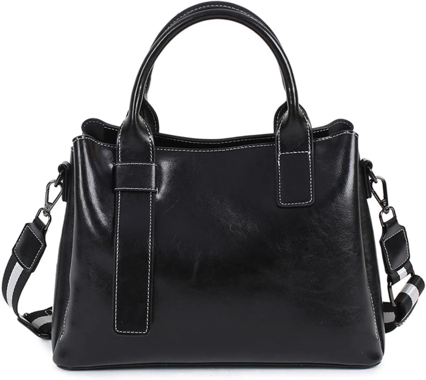 Large Shopping Travel Hobo Bag, Fashionable and Novel Leather Handbag for Women, Decorated Shoulder Bags