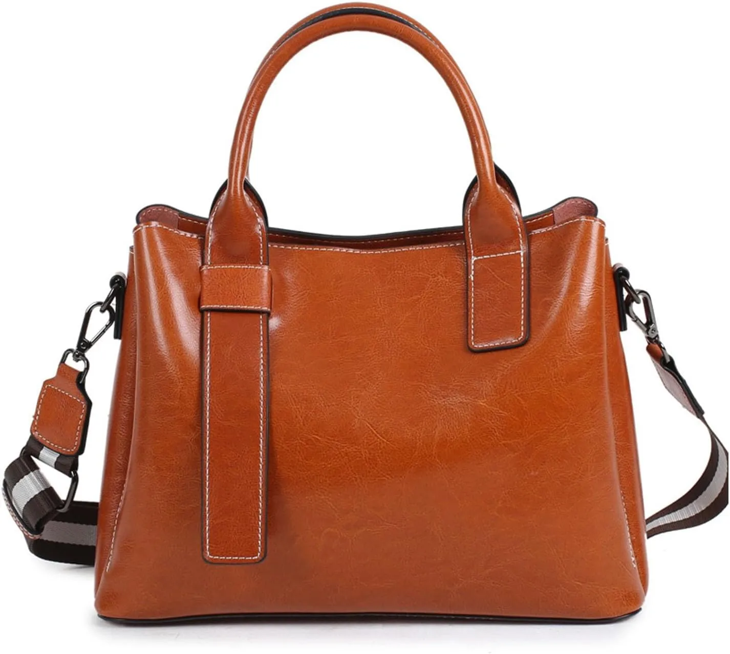 Large Shopping Travel Hobo Bag, Fashionable and Novel Leather Handbag for Women, Decorated Shoulder Bags