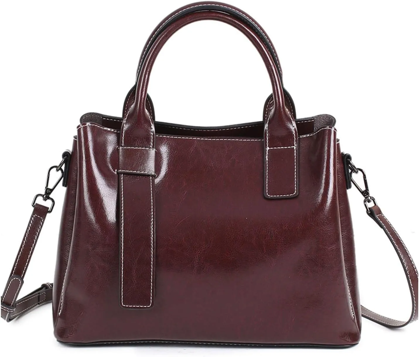 Large Shopping Travel Hobo Bag, Fashionable and Novel Leather Handbag for Women, Decorated Shoulder Bags