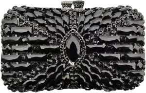 Luxury Shiny Rhinestone Clutch Bag Exquisite Crystal Clutch Purse Sparkly Evening Bag for Wedding Prom Party