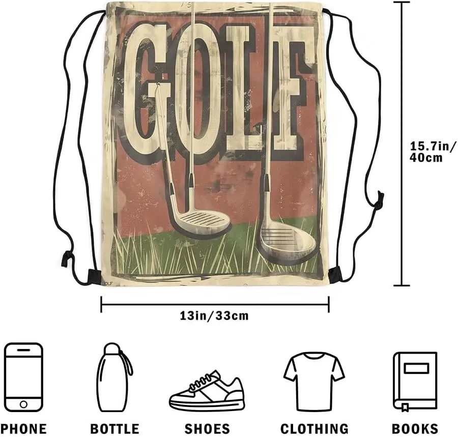 Manfei Ice Hockey Drawstring Backpack,Modern Winter Sports Ball Game Athlete Silhouette Drawstring Bag