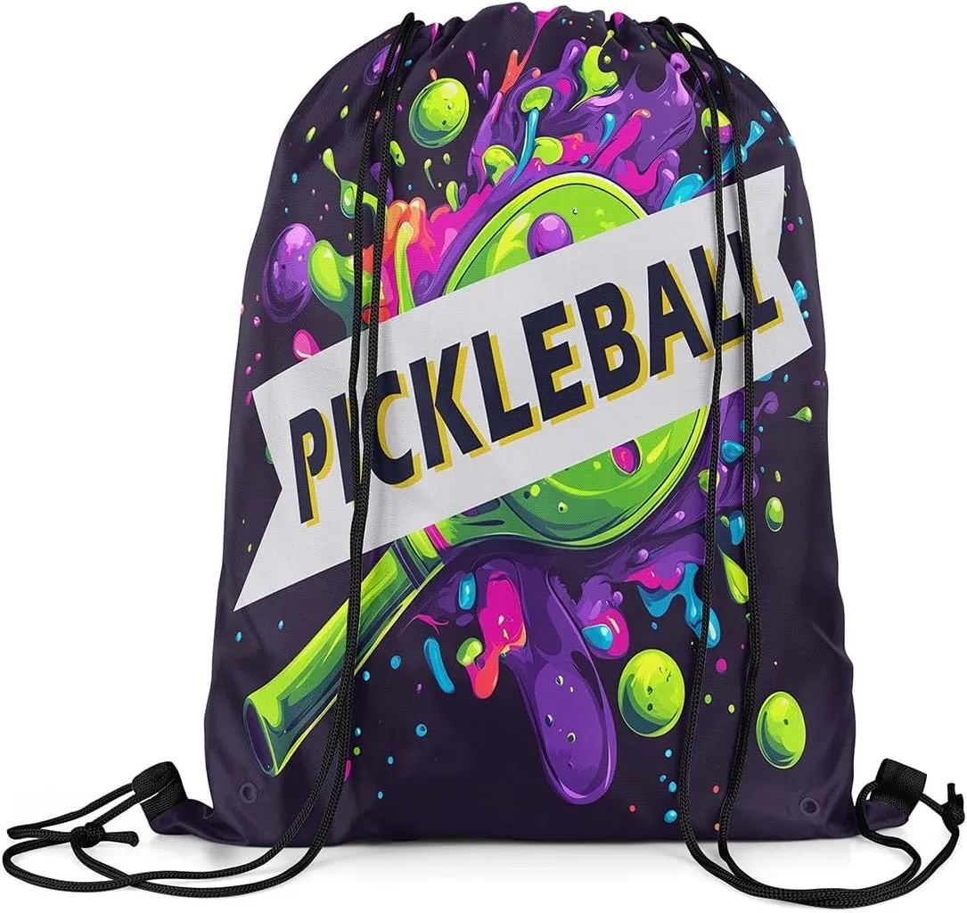 Manfei Ice Hockey Drawstring Backpack,Modern Winter Sports Ball Game Athlete Silhouette Drawstring Bag