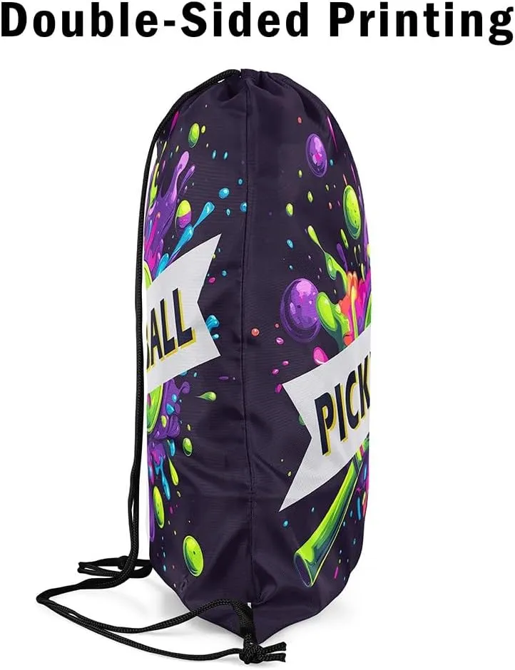 Manfei Ice Hockey Drawstring Backpack,Modern Winter Sports Ball Game Athlete Silhouette Drawstring Bag