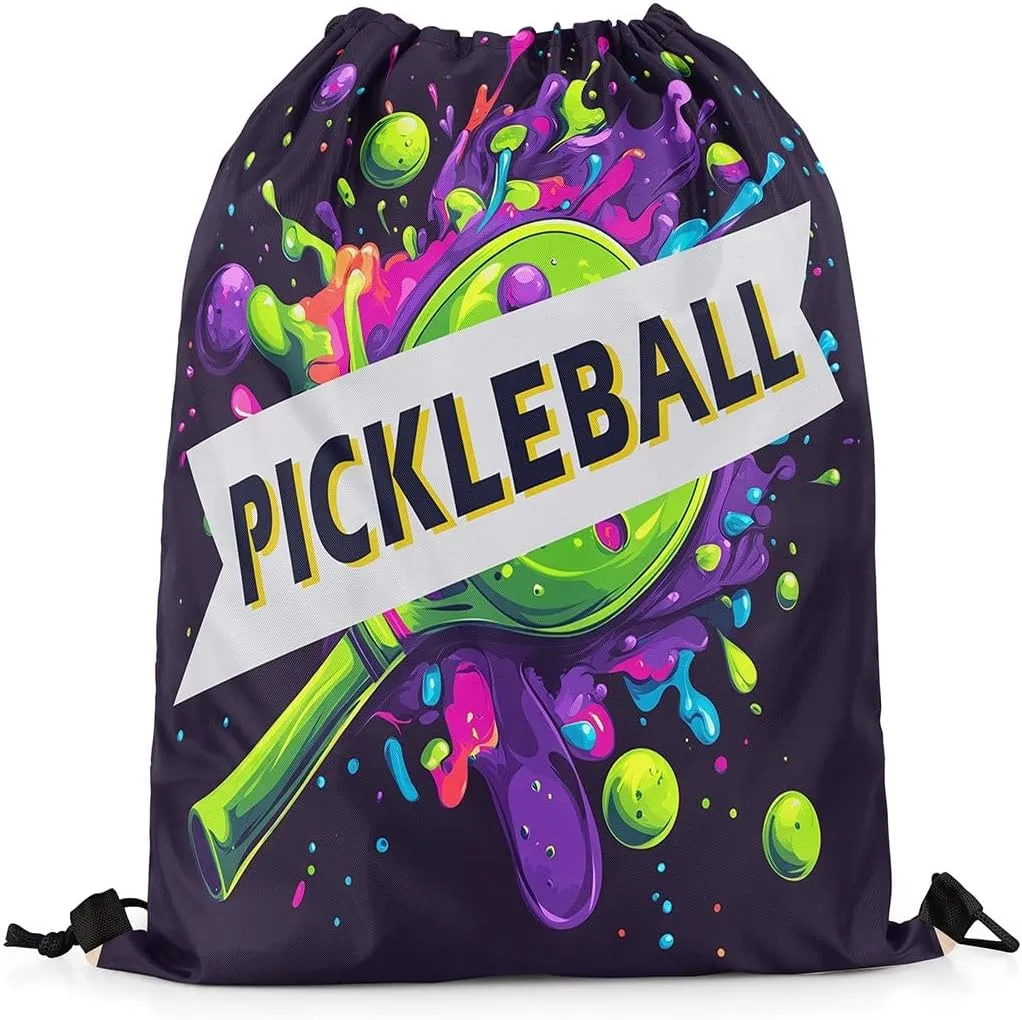 Manfei Ice Hockey Drawstring Backpack,Modern Winter Sports Ball Game Athlete Silhouette Drawstring Bag