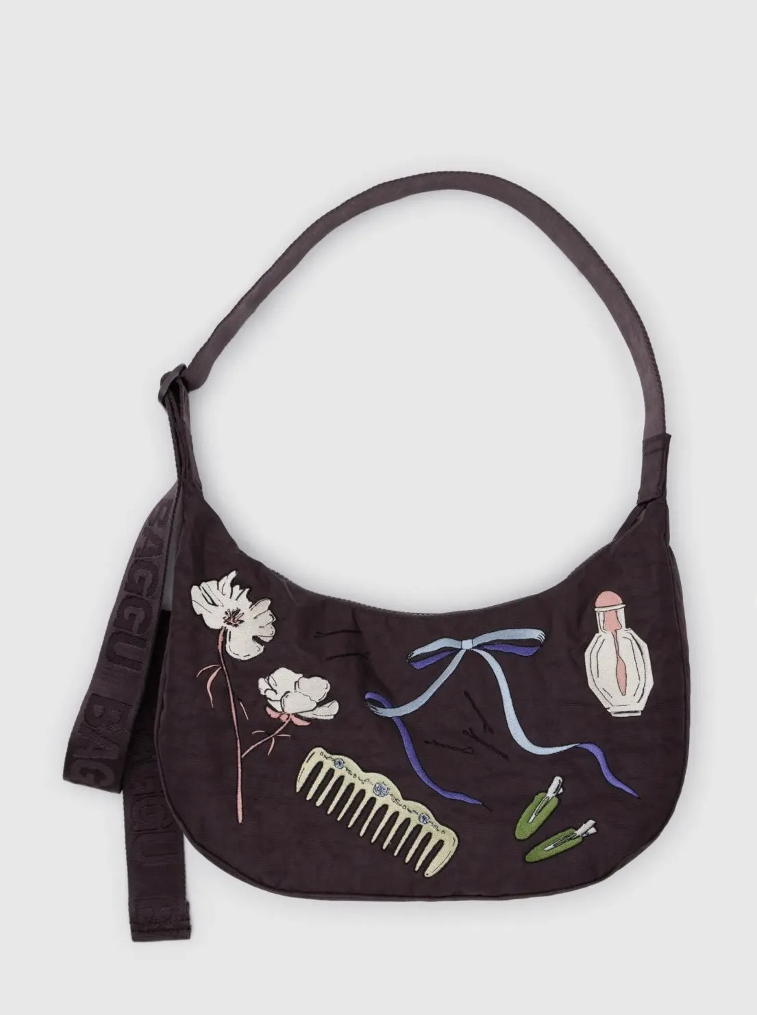 Medium Nylon Crescent Bag