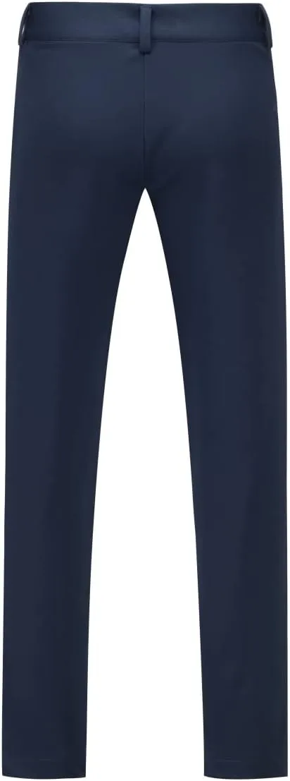 Mens Classic Slim Fit Fit Stretch Flat Front Slacks Dress Pants