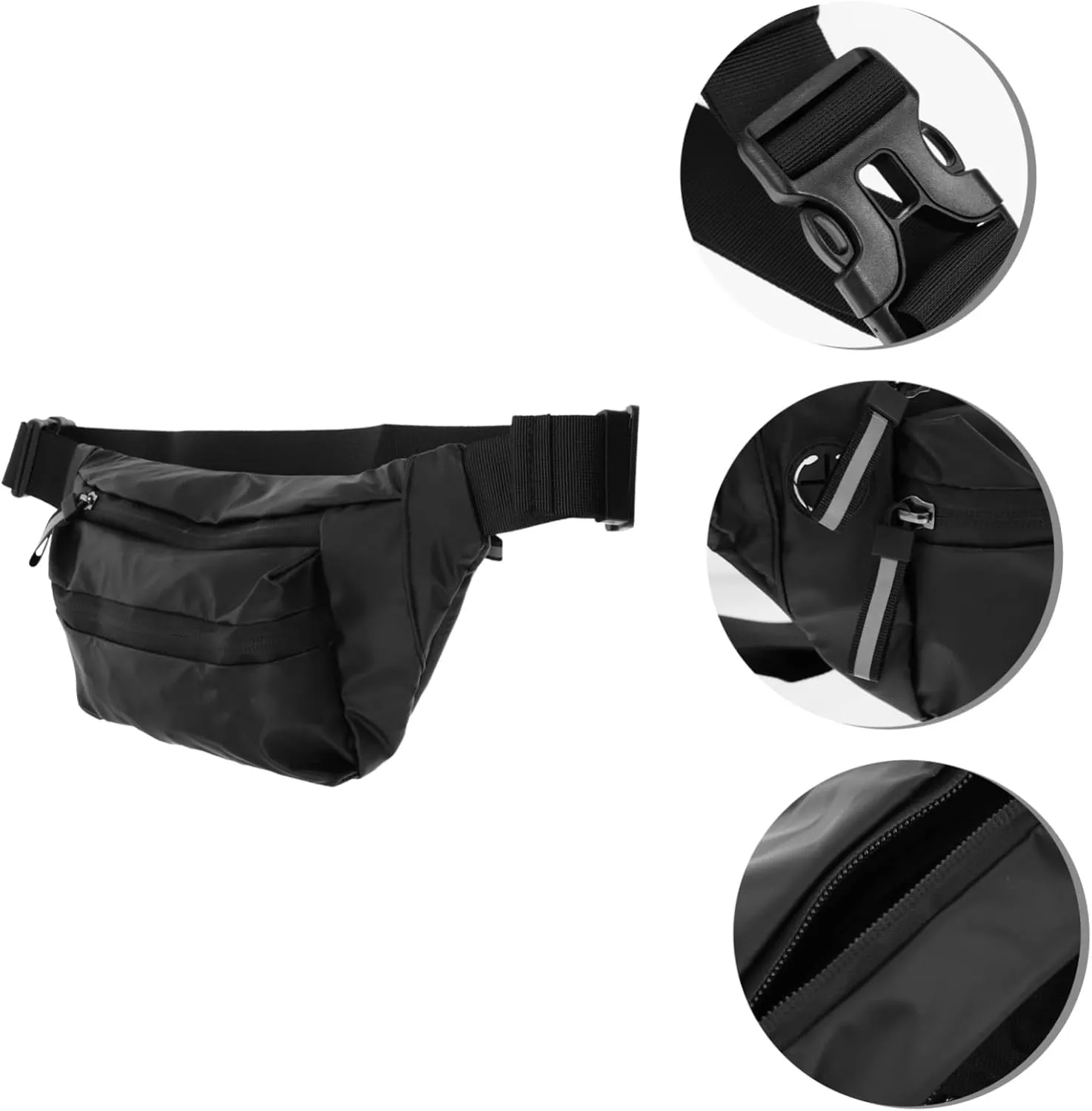 Men's Crossbody Bag Large Sling Bag for Travel Chest Pouch Material for Safe Use
