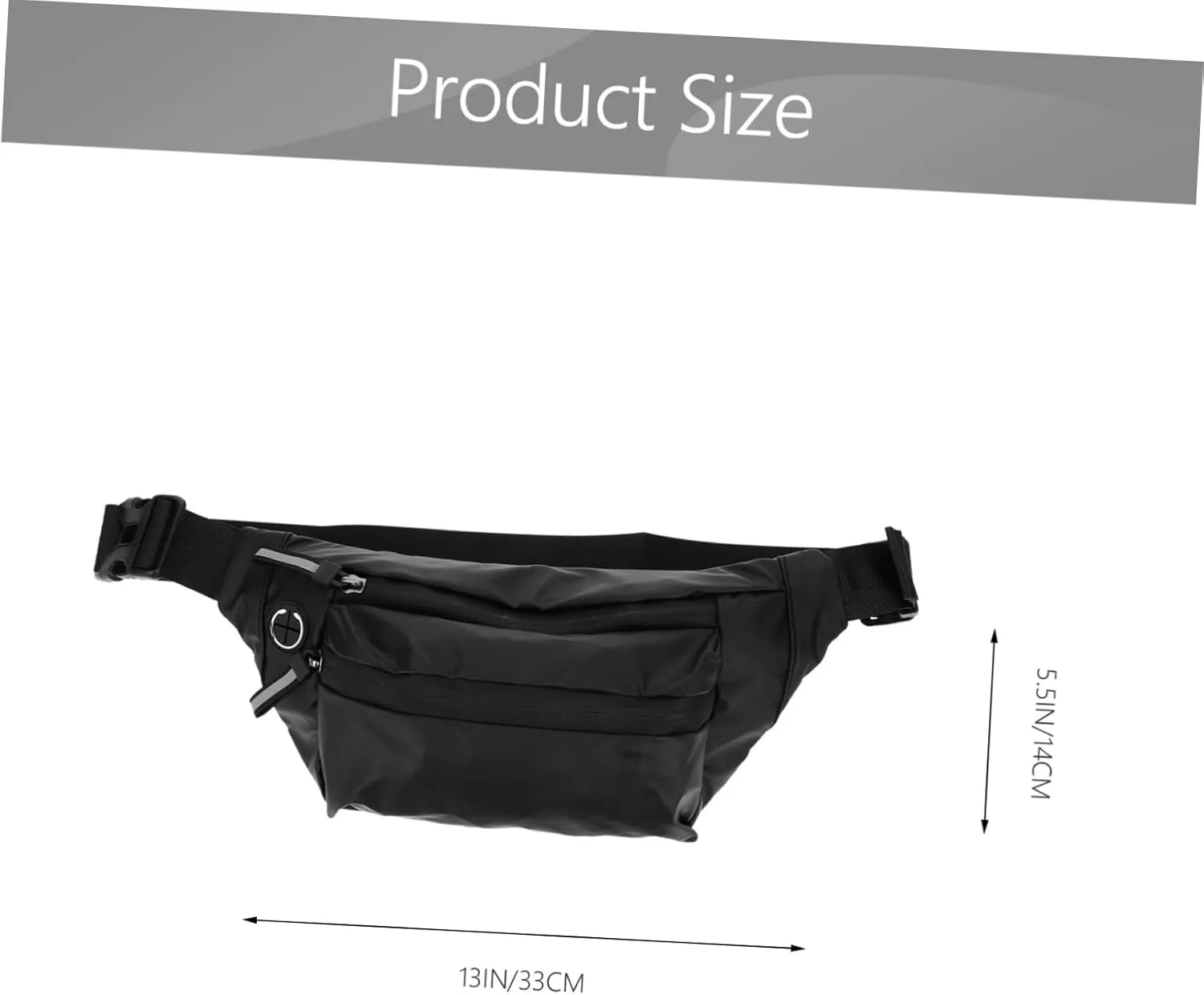 Men's Crossbody Bag Large Sling Bag for Travel Chest Pouch Material for Safe Use