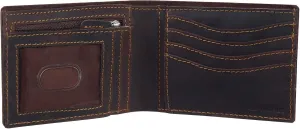 Mens Wallet, RFID Safe, Front Pocket Wallet Slim Bifold Wallet For Men Handcrafted Genuine Leather Billfold Wallet Gift Box