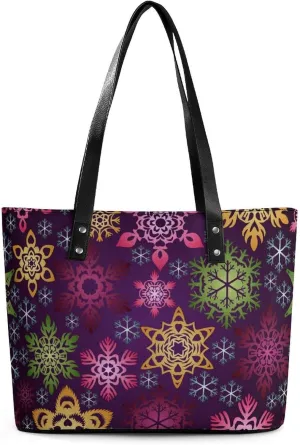 Modern PU Leather Shoulder Bag for Women, PU Leather Work Shoulder Bag, PU Leather Shopping Tote for Travel Outdoor