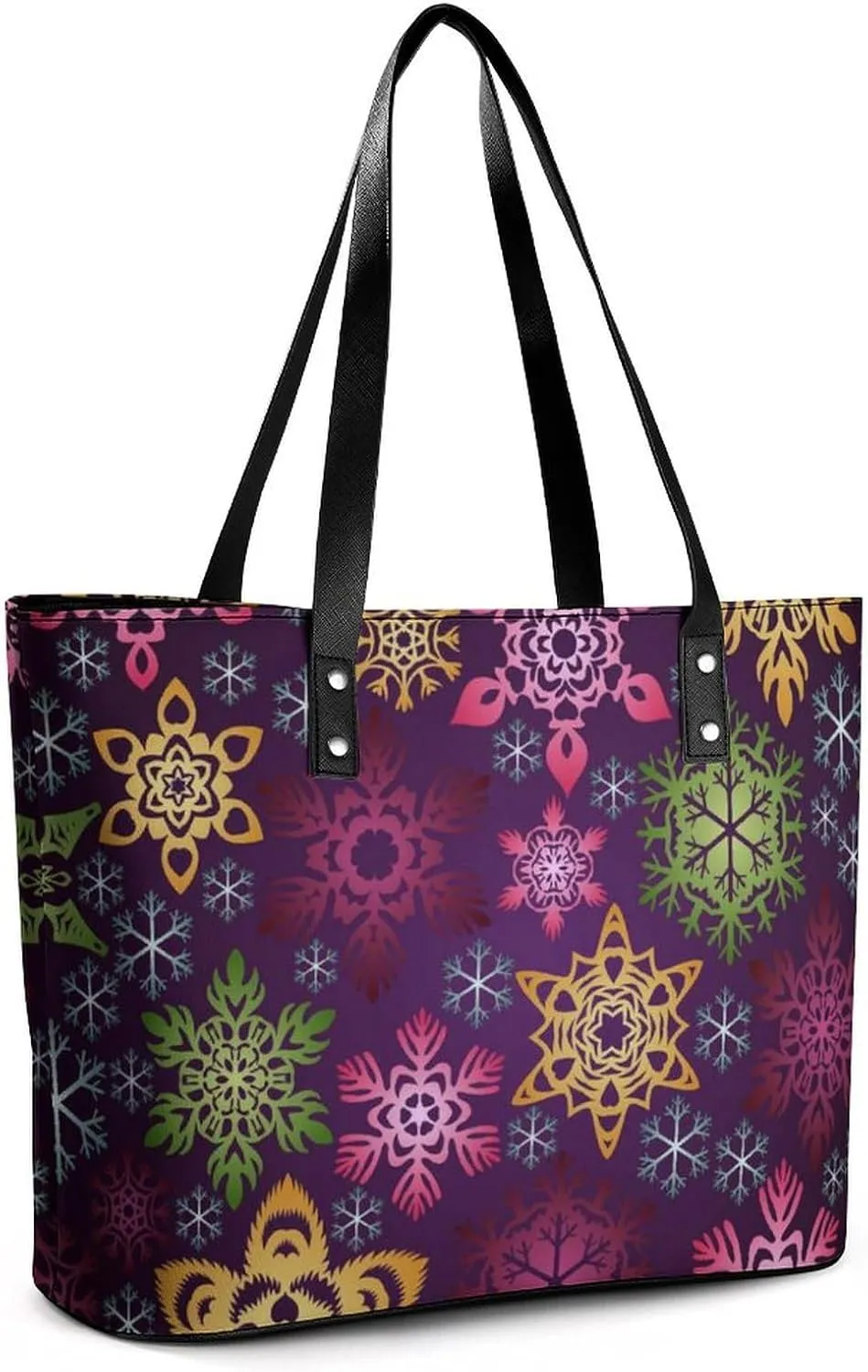 Modern PU Leather Shoulder Bag for Women, PU Leather Work Shoulder Bag, PU Leather Shopping Tote for Travel Outdoor