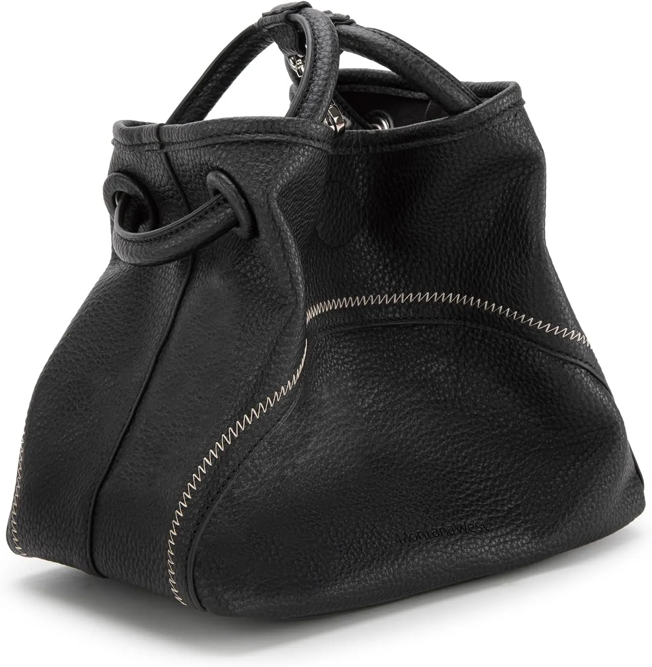Montana West 2PCS Purses for Women Small Slouchy Hobo Bag Soft Vegen Leather Purse