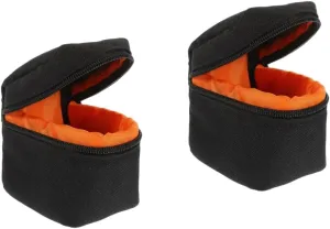 NUOBESTY Camera Lens Pouch with Zipper Portable Shockproof Storage Bag for DSLR Lenses Durable and Lightweight Design for Travel and Protection