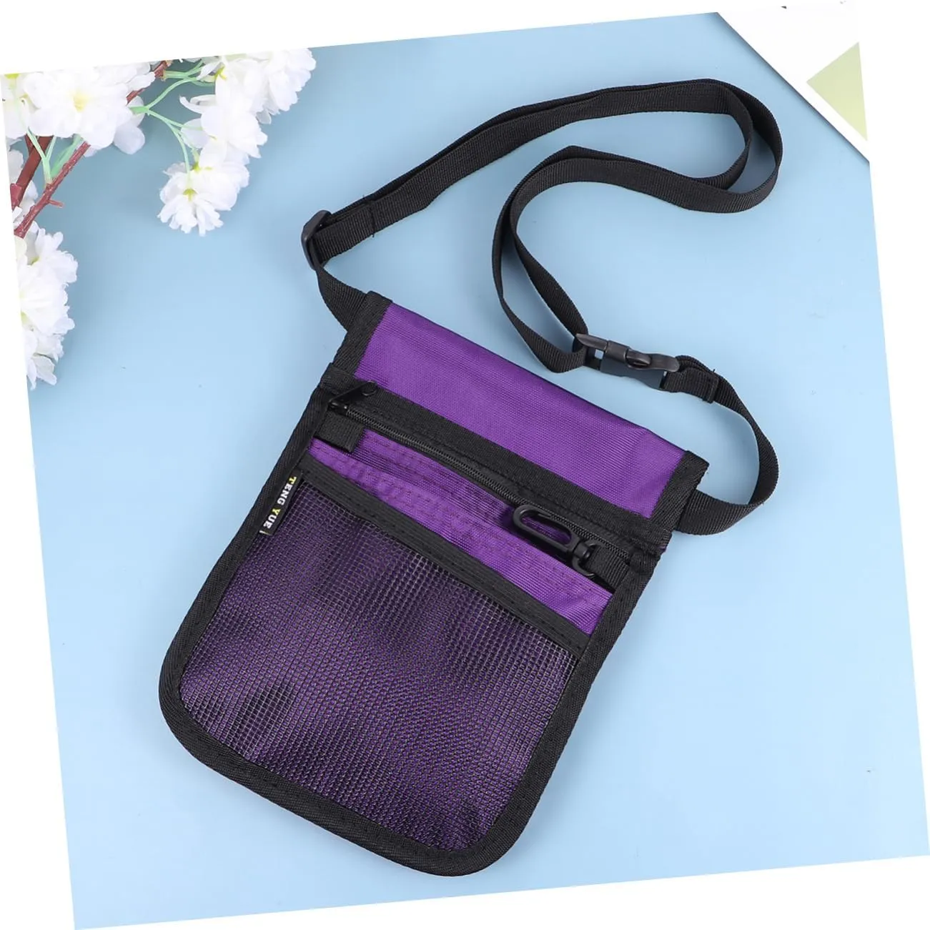 Nurse Accessories Shoulder Bag for Women Organizer Belt Fanny Nurses Nursing Pouch Waist Bag Women Work over Nurse Belt Nurse Bag Portable Nurse Waist Bag Purple
