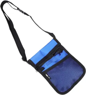Nurse Waist Bag Portable Nurse Pocket Pouch Lightweight Sling Shoulder Bag for Tools for Dressing Change Kits Blue Design