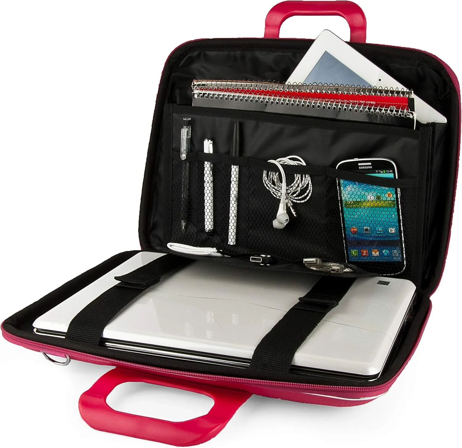 Pink Protective Laptop Carrying Case Bag 14-inch Compatible with MSI Creator Prestige Modern Summit 14"