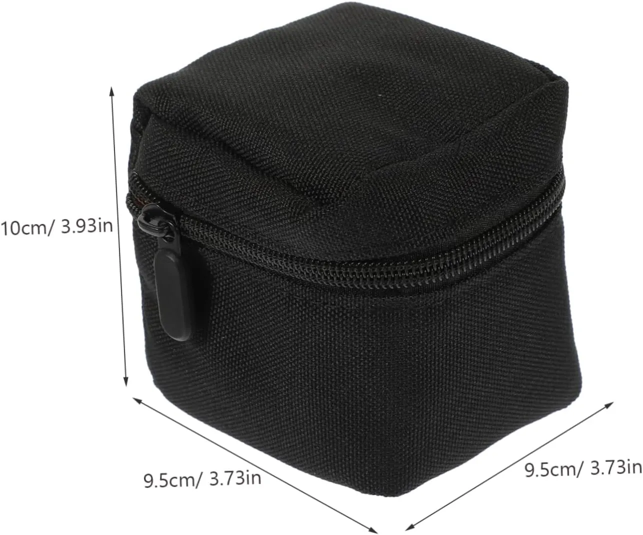 Portable Camera Lens Bag Shockproof Pouch for Mirrorless Lenses Durable Storage Case with Zipper Closure for Travel Photography
