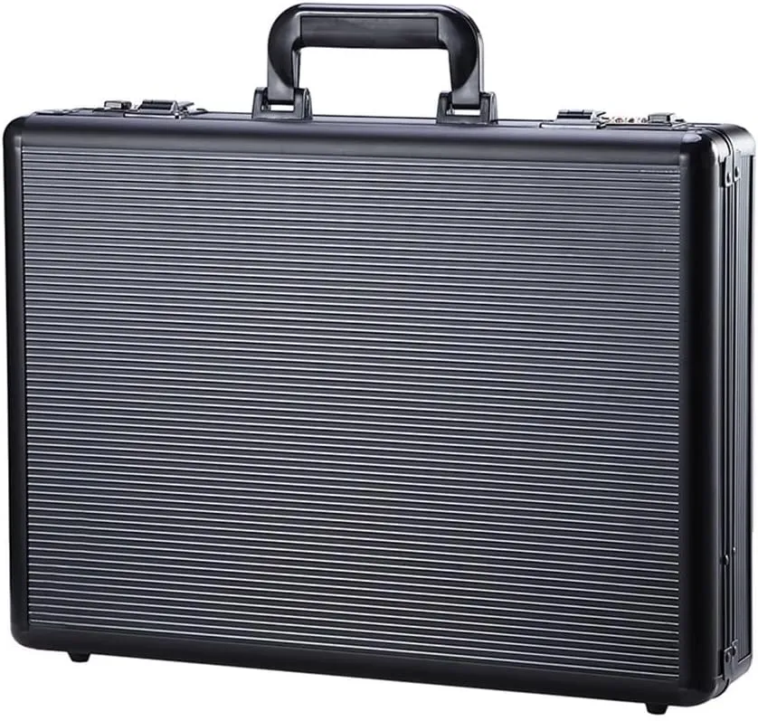 Portable Cipher Case Aluminum Briefcase Business Briefcase Data Safe File File Storage Aluminum Case