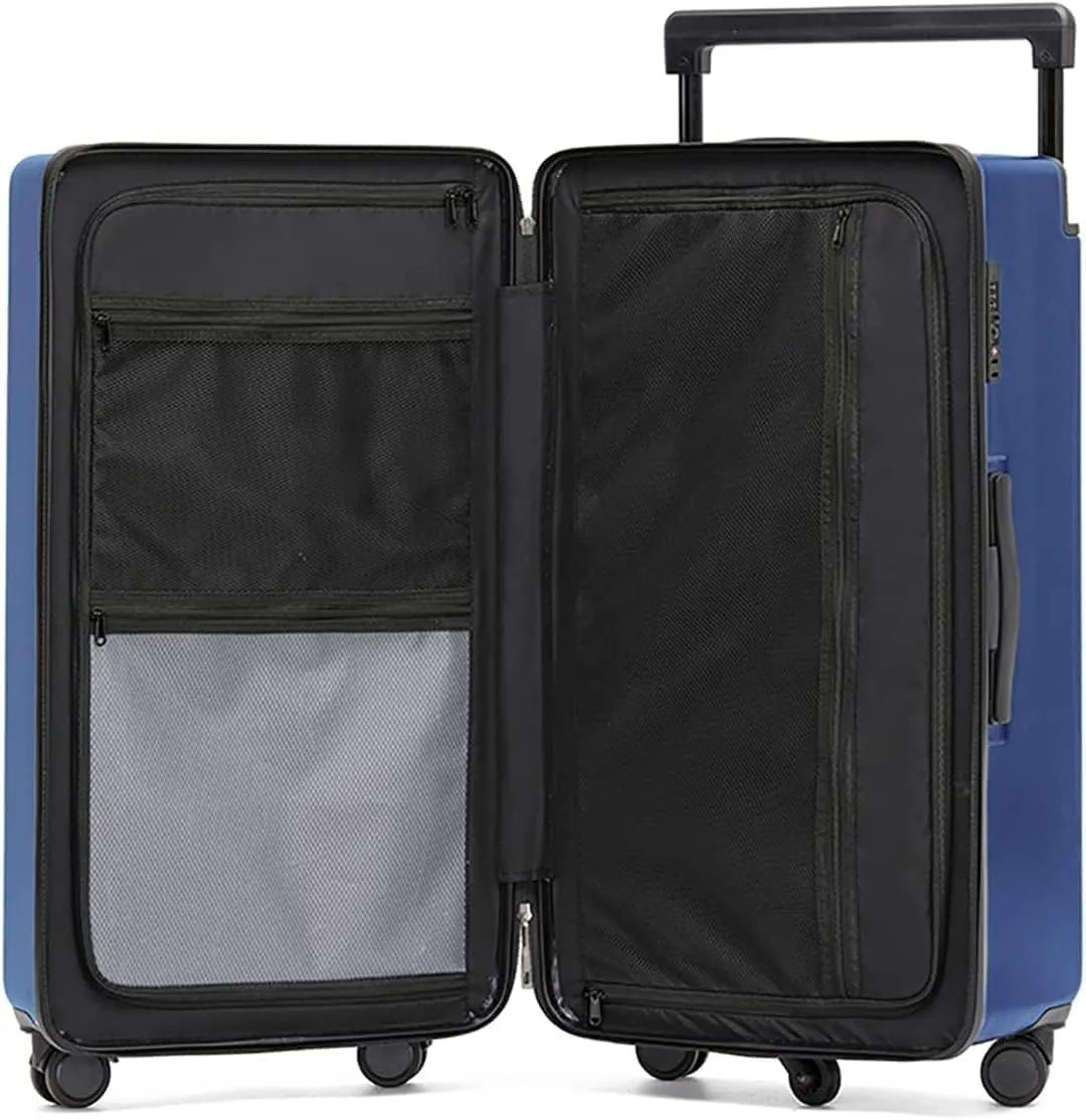 portable Luggage Suitcases With Wheels Large-capacity Luggage Hard Shell Combination Lock Carry On Luggage Fashion Safe Drop-proof Suitcase exquisite (B 28 inches)