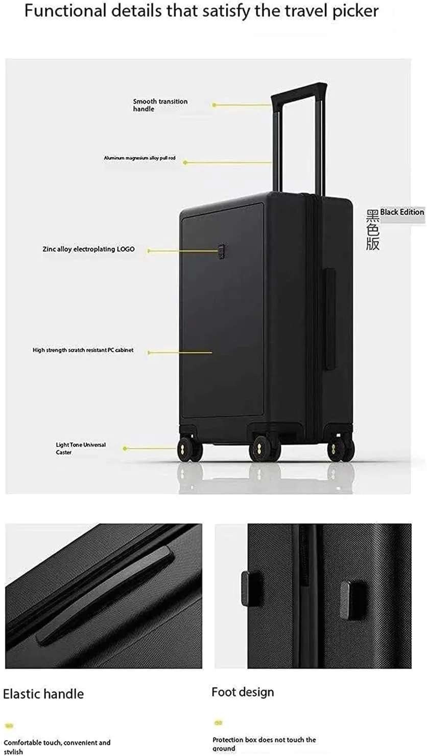 Portable Suitcase Expandable Suitcases Portable Luggage Multifunctional Divider Suitcases with Wheels Travel Business Carry On Luggage (F 26in)