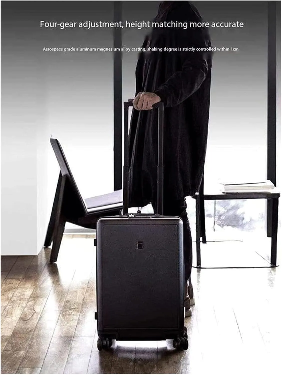 Portable Suitcase Expandable Suitcases Portable Luggage Multifunctional Divider Suitcases with Wheels Travel Business Carry On Luggage (F 26in)