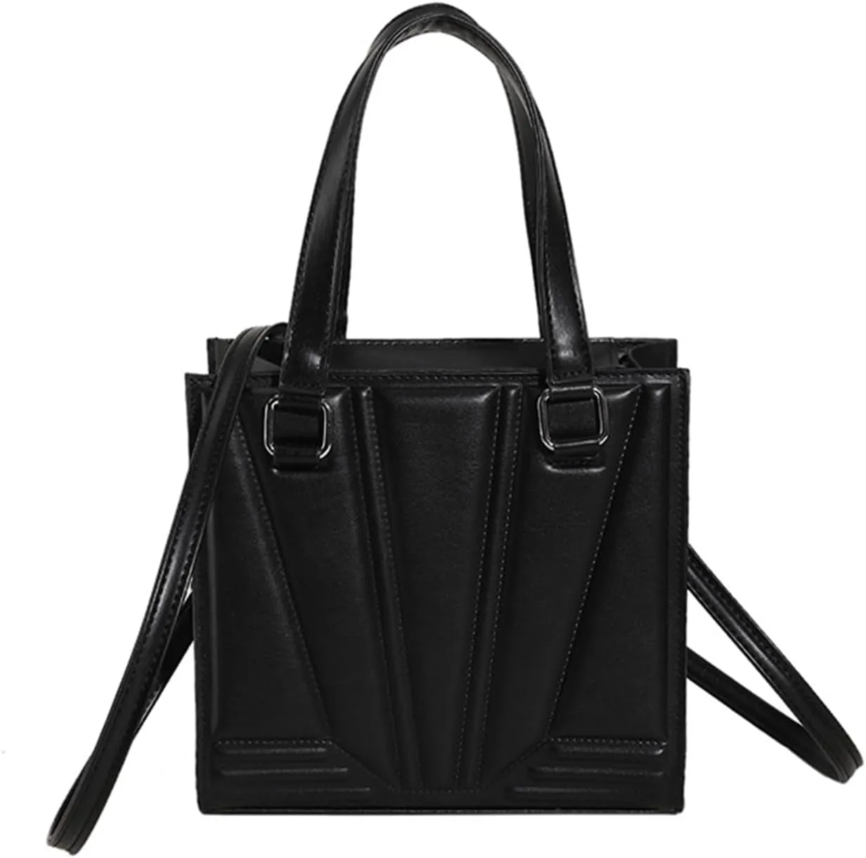 Purses and Handbags for Women Ladies PU Leather Top Handle Satchel Shoulder Tote Bags with Adjustable Strap (B)