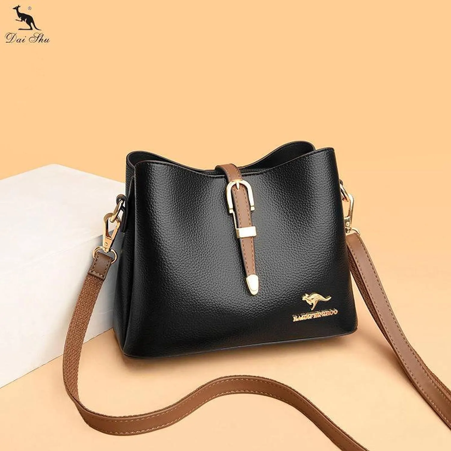 Quality Leather Bucket Bags For Women - Modern Hobo Purses Small And Large