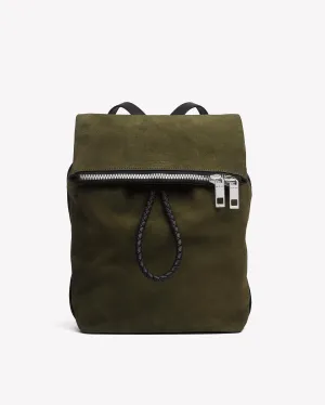 Rag & Bone- Loner Backpack Olive Night Sde