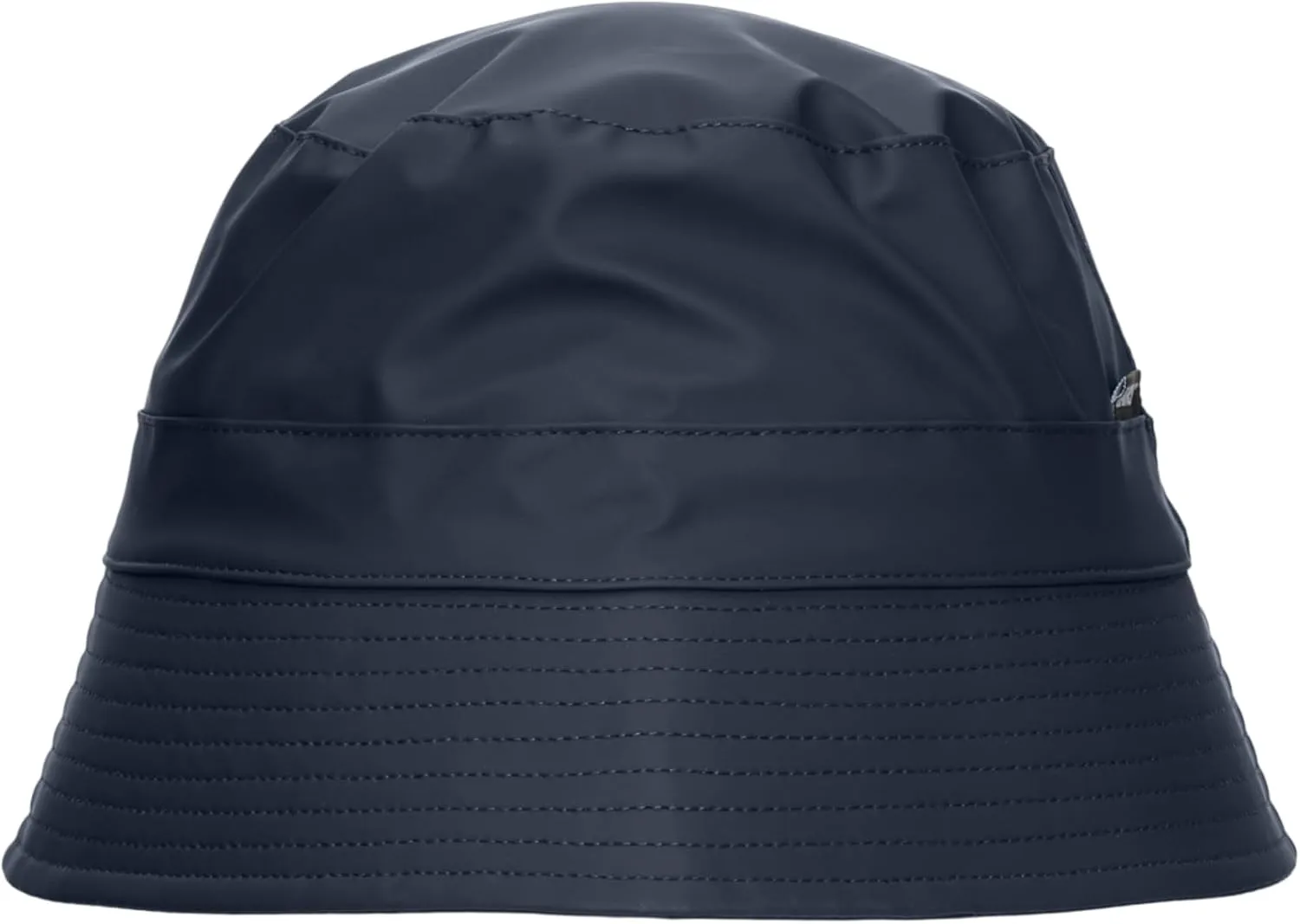 RAINS Bucket Hat - Lightweight PU Fabric, Soft Lining, Modern Design with Vertical Rim & Stitch Details for Comfort
