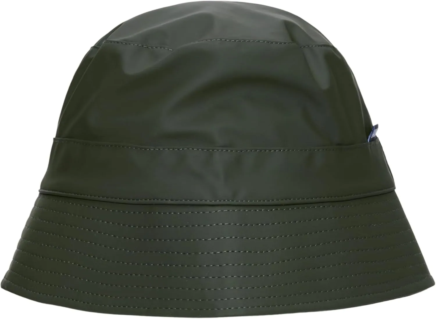 RAINS Bucket Hat - Lightweight PU Fabric, Soft Lining, Modern Design with Vertical Rim & Stitch Details for Comfort