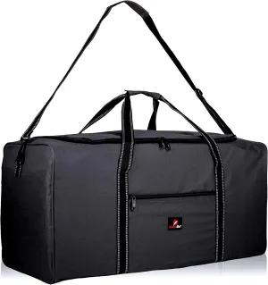 Roamlite 34 inch Extra Large XXL Holdall - Very Big XL Duffel Bags for Travel, Storage or Laundry - Polyester 86 cm X36cm X36cm 110 Litres, Black RL34K