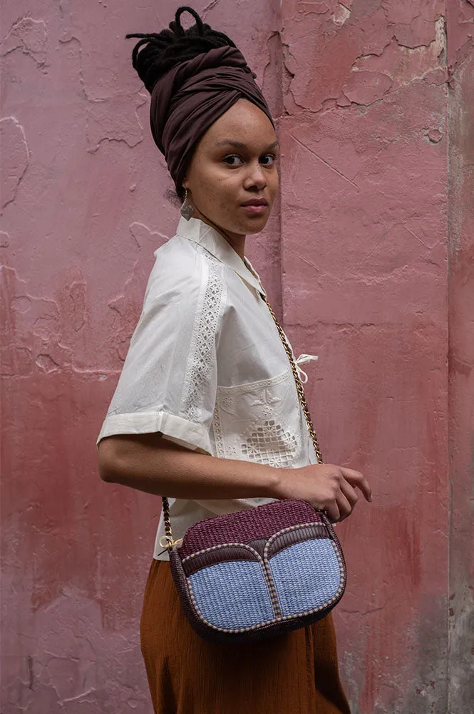 Sessn Divine Raffia Bag