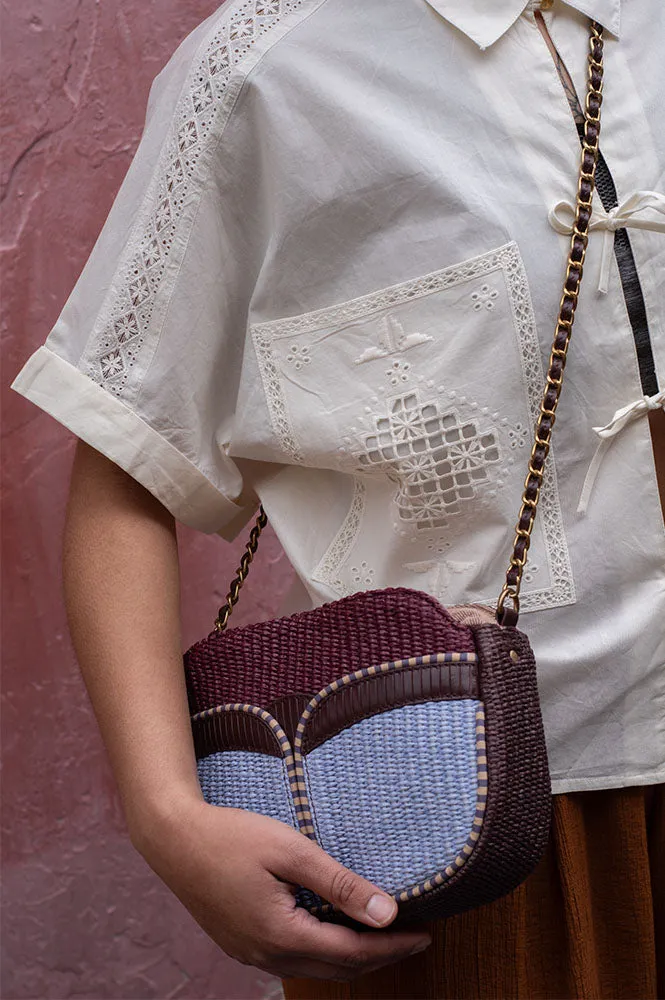 Sessn Divine Raffia Bag