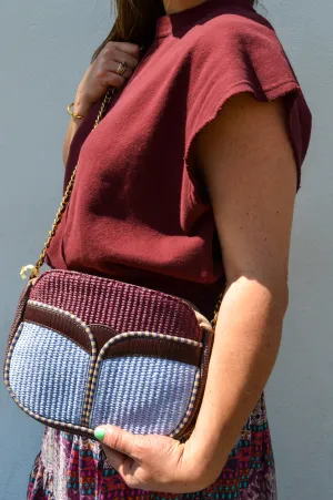 Sessn Divine Raffia Bag