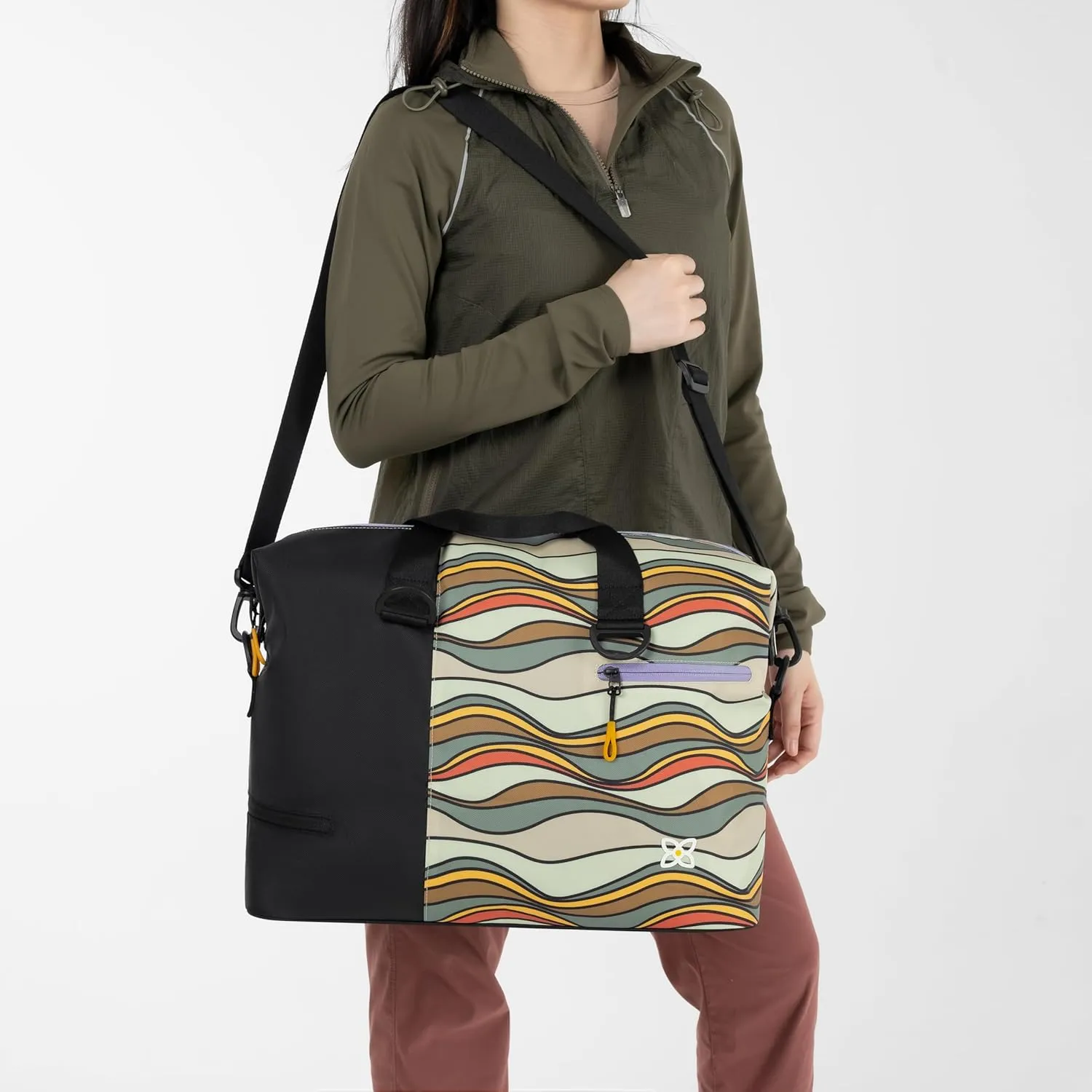 Sherpani Sola, Travel Duffle Bag, Weekender Bags for Women, Carry-On Duffel with Luggage Pass-Through