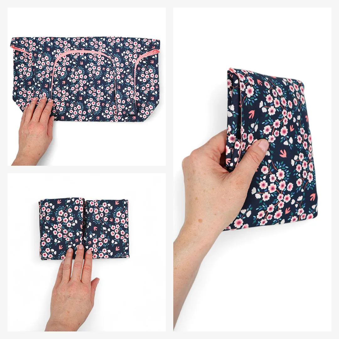 Shopping Tote Sewing Kit - Garden Party Navy