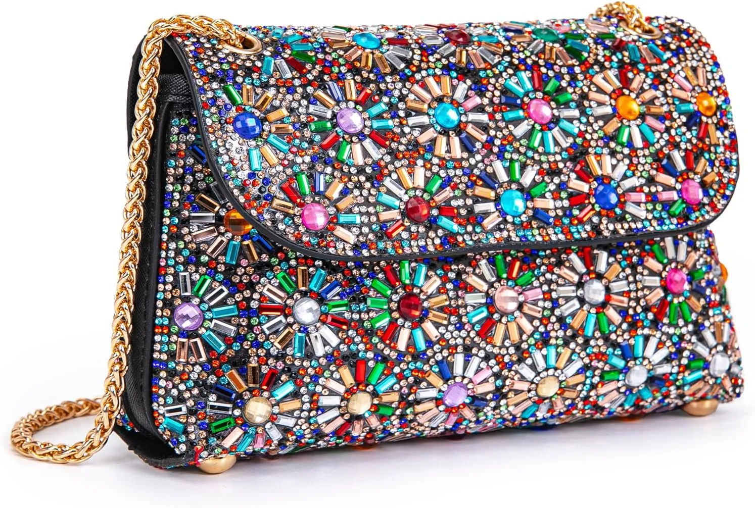 Shoulder Bags Crossbody Bag Purses Handbags Crystals Rhinestone Evening Bag for Women Clutch Purse with Chain