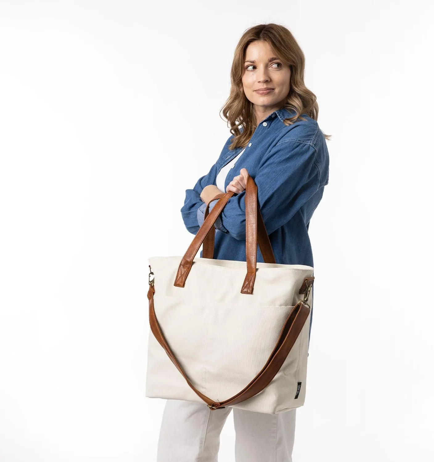 Simple Modern Canvas Tote Bag for Women
