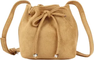 Soft Leather Hobo Shoulder Bag Lightweight Satchel Crossbody Purse Women's Bucket Handbag