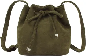 Soft Leather Hobo Shoulder Bag Lightweight Satchel Crossbody Purse Women's Bucket Handbag