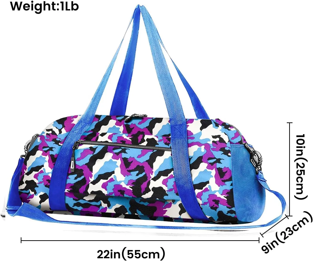 Stumdo Duffel Bags for kids, Carry-On Size & Ideal for School Practice or Travel Weekender for Gym Sport bag for Boys & Girls (12hzlan)